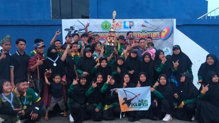 Pesantren Khairul Ummah Raih Juara Umum Liga Panahan Indragiri, Kyai Mursyid: Alhamdulillah