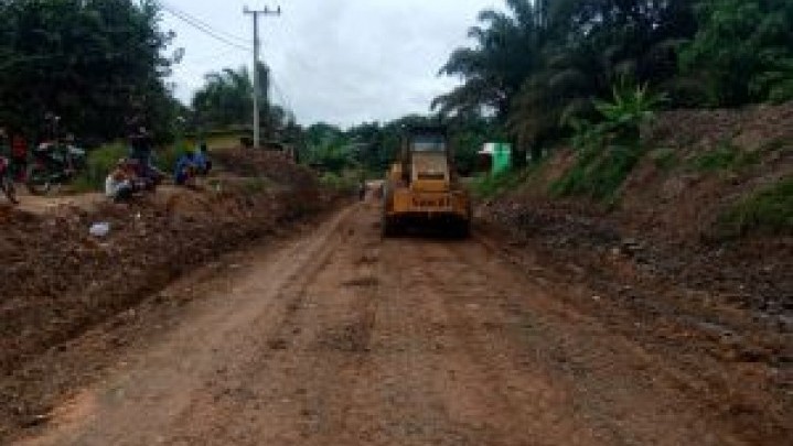 Seperti Ini Kondisi Jalan Desa Punti Anai Inhu Usai Viral di Medsos