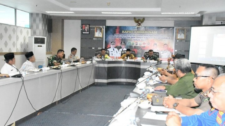 Bengkalis Tetapkan Status Siaga Darurat Bencana Karhutla 2023 Bengkalis Tetapkan Status Siaga Darurat Bencana Karhutla 2023