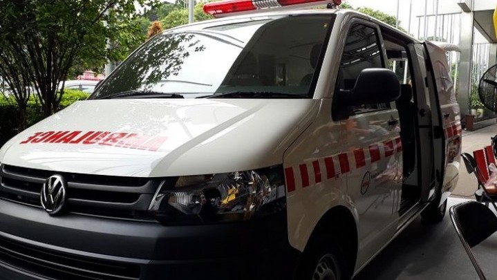 Bocah 13 Tahun Kemudikan Ambulans Tabrak Pemotor