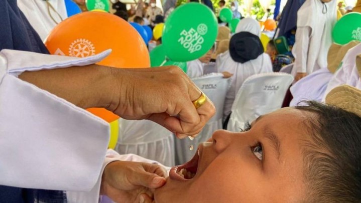 Capaian Vaksinasi Polio di Pekanbaru Terendah se Riau