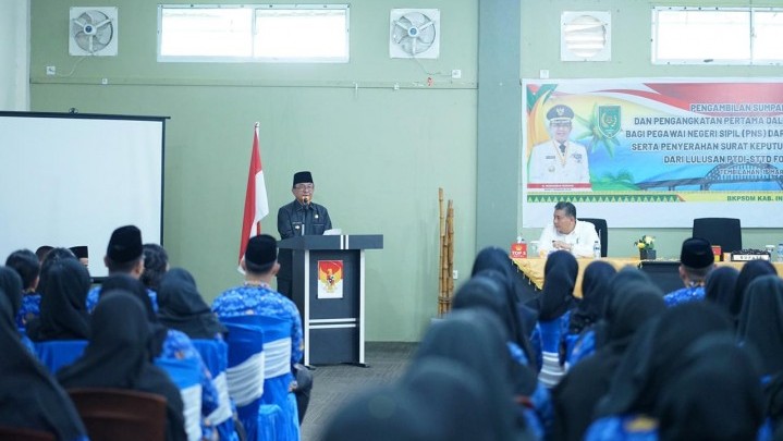 Jumlah Pejabat Fungsional Pemkab Inhil Bertambah Jumlah Pejabat Fungsional Pemkab Inhil Bertambah