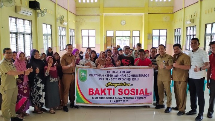 Tim PKA XI - 2023 Melaksanakan Bakti Sosial Menyambut Bulan Suci Ramadhan 1444 H