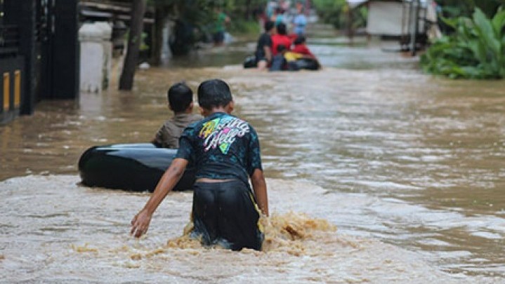 Banjir di Anak Aia Bukittinggi, Puluhan Rumah Terendam Banjir di Anak Aia Bukittinggi, Puluhan Rumah Terendam