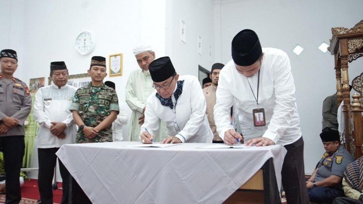 Masjid Baru Diharapkan Bupati HM Wardan Motivasi Masyarakat beribdah