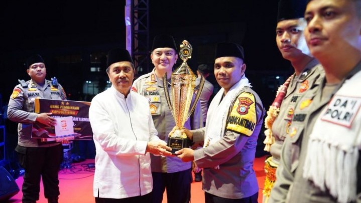 Lomba Dai se Riau, Personel Polres Rohil Juara 1