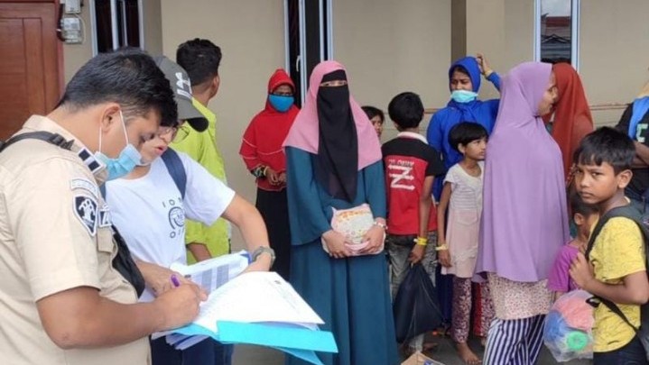 Sebanyak 191 Pengungsi Rohingya dari Aceh Tiba di Pekanbaru