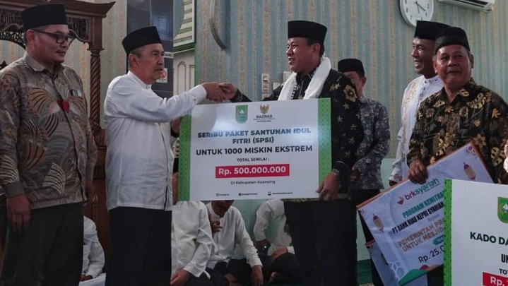 Masyarakat Kuansing Dapat 1.000 Paket Santunan
