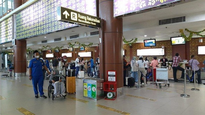 Arus Balik dan Mudik di Bandara SSK II Pekanbaru Meningkat 12 Persen