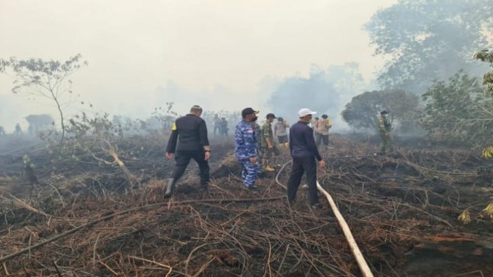 Tujuh Alat Berat Diturunkan ke Dumai Tanggulangi Karhutla Tujuh Alat Berat Diturunkan ke Dumai Tanggulangi Karhutla