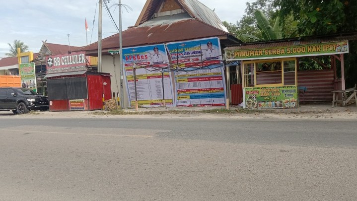 Lakukan Transparansi, Kades Tambang Pasang Informasi Penggunaan Dana Desa