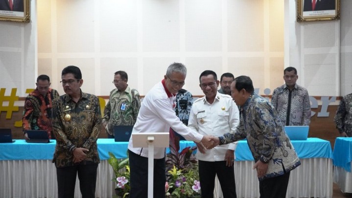 Kerja Sama Tanda Tangan Elektronik dengan BSSN Disepakati Pemkab Rohul