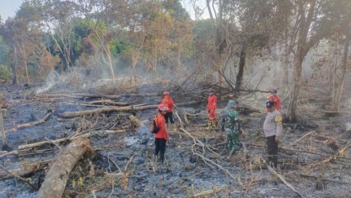 Penegakan Hukum Karhutla di Bengkalis, Kapolres Beri Keterangan