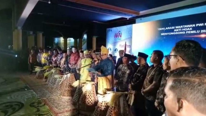 Songsong Pemilu 2024, PWI se-Riau Deklarasikan Anti Hoaks