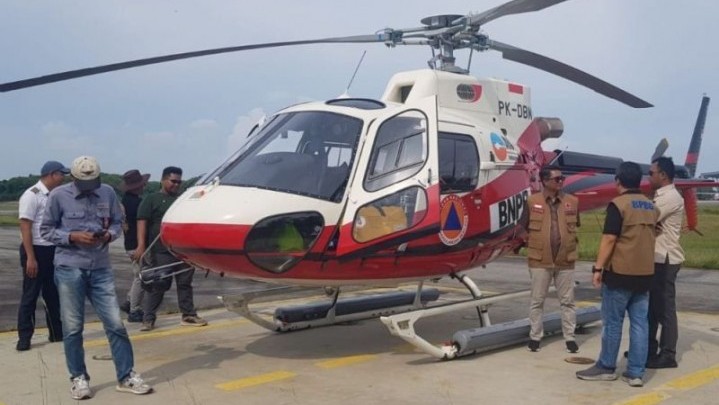 BNPB Tambah Helikopter Patroli Karhutla di Riau BNPB Tambah Helikopter Patroli Karhutla di Riau