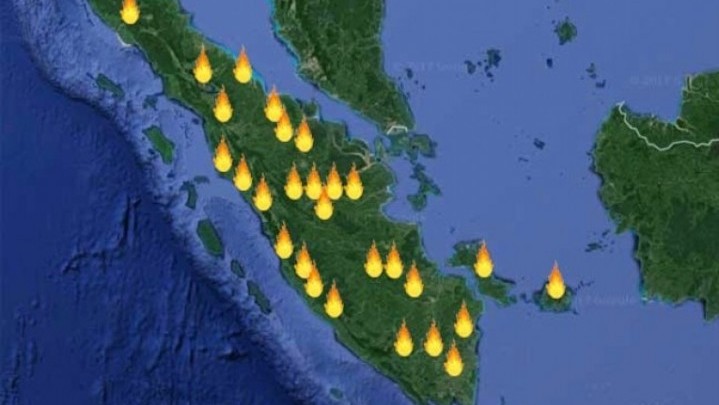 Titik Panas Kembali Ditemukan di Riau