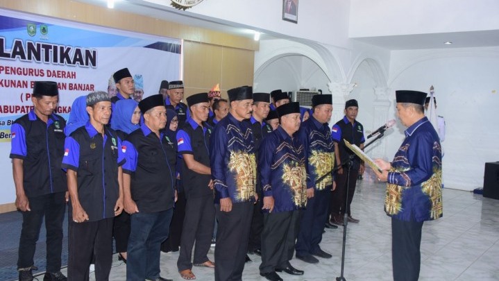 Pengurus Baru Kerukunan Bubuhan Banjar Bengkalis Dilantik