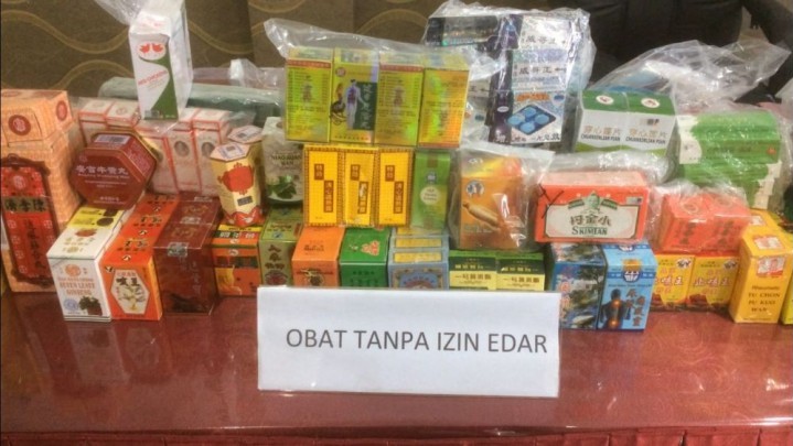 17.780 Obat Tanpa Izin Edar dan Dua Pemilik Toko di Rohil Diamankan