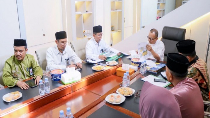 Atasi Kemiskinan Ekstrem di Kampar, Pj Bupati Bertemu dengan Baznas