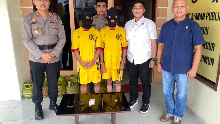 Pencuri Tabung Gas Elpiji 3 Kg di Tanjungbatu Dibekuk Pencuri Tabung Gas Elpiji 3 Kg di Tanjungbatu Dibekuk