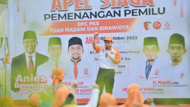 DPC PKS Binawidya dan Tuah Madani Gelar Apel Siaga Pemenangan Pemilu 2024 DPC PKS Binawidya dan Tuah Madani Gelar Apel Siaga Pemenangan Pemilu 2024