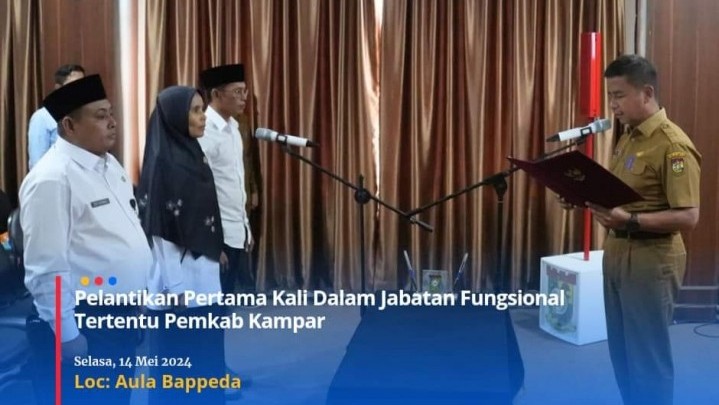 Pj Sekda Kampar Tekankan Pejabat Fungsional Punya Peran Strategis dalam Pembangunan Daerah