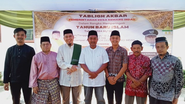 Pemdes Kemang Indah Peringati Tahun Baru Islam, Undang Ustadz Bombom Sebagai Penceramah