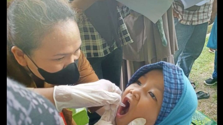 TK Annamiroh 2 Delima gelar imunisasi PIN Polio dari Puskesmas Sidomulyo RI, Kapus: Capaian Sasaran 50 persen TK Annamiroh 2 Delima gelar imunisasi PIN Polio dari Puskesmas Sidomulyo RI, Kapus: Capaian Sasaran 50 persen