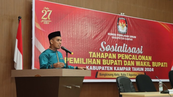 KPU Gelar Sosialisasi Tahapan Pencalonan Pilkada 2024 KPU Gelar Sosialisasi Tahapan Pencalonan Pilkada 2024