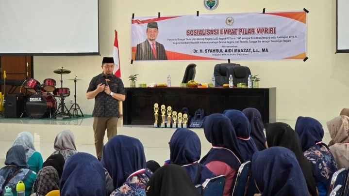 Syahrul Aidi Gelar Sosialisasi Empat Pilar kepada Kepsek dan Guru TK se-Kecamatan Tambang