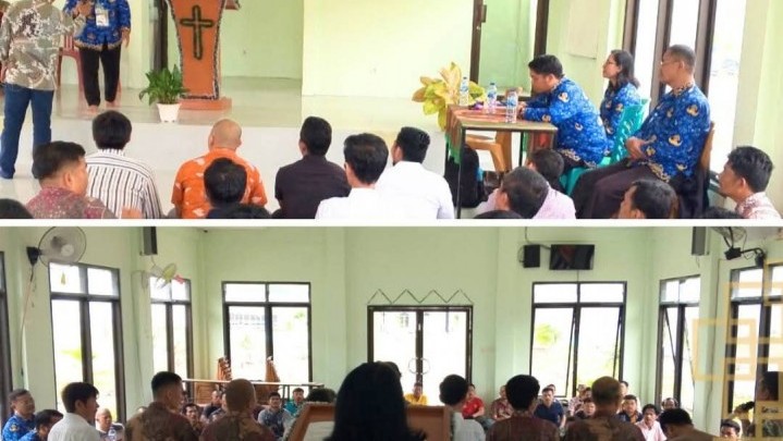 Tingkatkan Keimanan, WBP Nasrani Lapas Narkotika Rumbai Dibekali Pembinaan Kerohanian