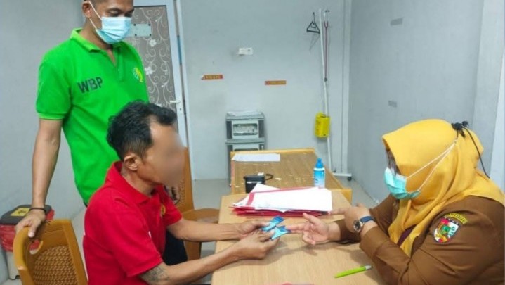 Berikan Layanan Kesehatan Terbaik, Lapas Narkotika Rumbai Gelar Pemeriksaan Kesehatan Warga Binaan