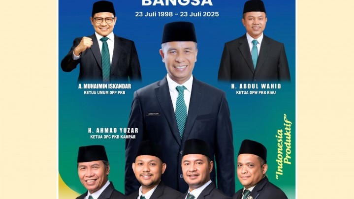 Ketua DPC PKB Kampar Ahmad Yuzar Komandoi Fraksi PKB Kampar dalam Bimtek Nasional dan Peringatan Harlah ke-27 PKB di Jakarta Ketua DPC PKB Kampar Ahmad Yuzar Komandoi Fraksi PKB Kampar dalam Bimtek Nasional dan Peringatan Harlah ke-27 PKB di Jakarta