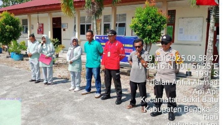 PT. Bukit Batu Hutani Alam Gelar Edukasi Karhutla di SMPN 1 Bandar Laksamana