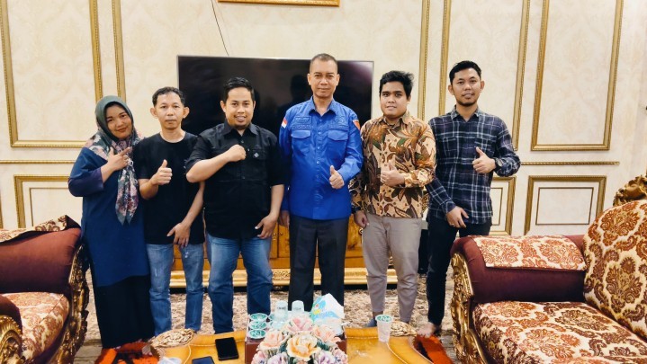 Ketua pedagang UMKM Kuliner Agung An Nur Dina Dekwarti Silaturahmi ke LAM Kota Pekanbaru