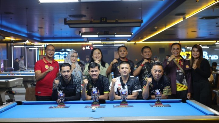 Momen Kemerdekaan RI Atlit 4 Provinsi Buru Piala Golden Break 2025 Juarai Golden Break Championship 2025, Atlit RK87 Sumbar Kantongi Uang Pembinaan Rp30 Juta