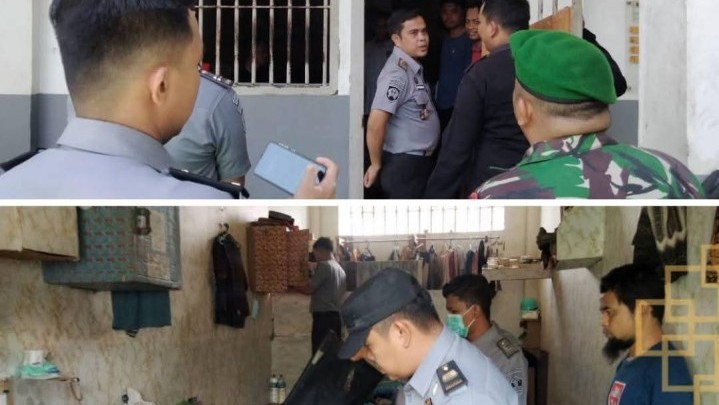 Komitmen Berantas Halinar, Lapas Narkotika Rumbai Razia Bersama Aparat Penegak Hukum Komitmen Berantas Halinar, Lapas Narkotika Rumbai Razia Bersama Aparat Penegak Hukum