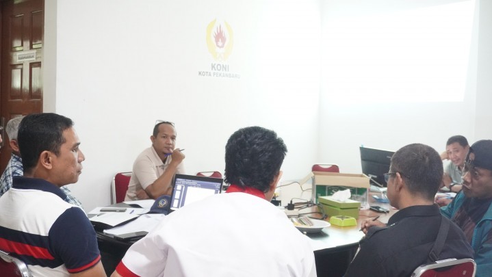 KONI Pekanbaru Panggil Cabor Peserta Porprov XI Riau Dumai Siak 2025 KONI Pekanbaru Panggil Cabor Peserta Porprov XI Riau Dumai Siak 2025