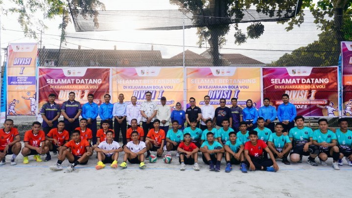 Di Ikuti 39 Tim, PBVSI Pekanbaru Gelar Liga Divisi I untuk Jaring Atlet Berprestasi