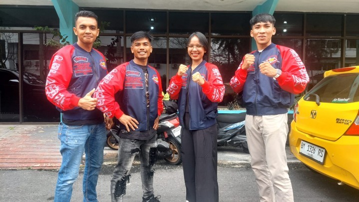 Ikuti PON Bela Diri, Empat Atlet dan Official Tarung Derajat di Lepas Pengurus KONI Riau