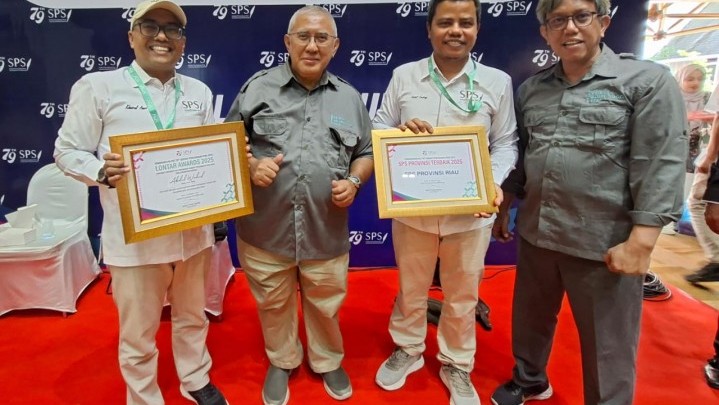 SPS Riau Lanjutkan Tradisi, Diganjar Predikat Terbaik se-Indonesia