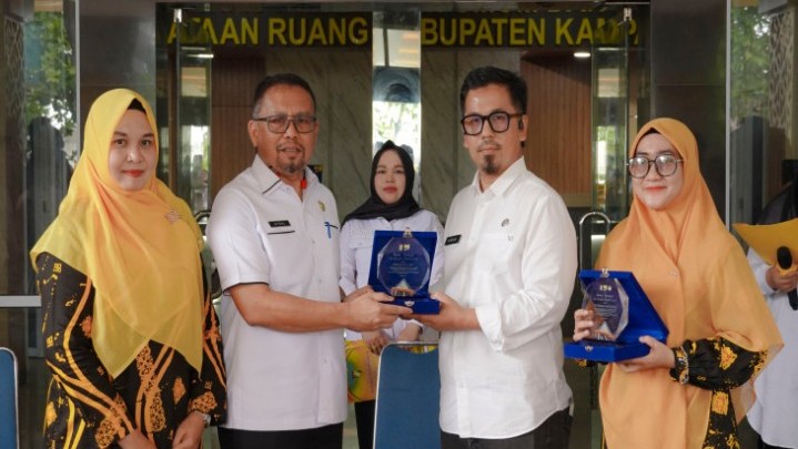 Dinas PUPR Kabupaten Kampar Gelar Pisah Sambut Kadis Lama dan Baru