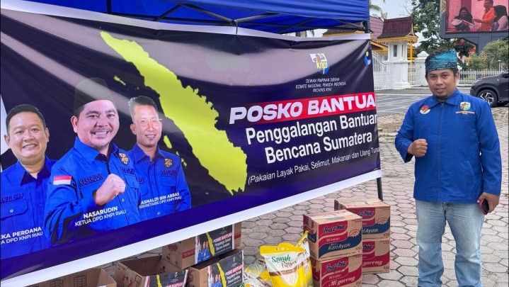 KNPI Riau Kubu Nasarudin Bergerak, Galang Aksi Peduli Bencana Sumatera