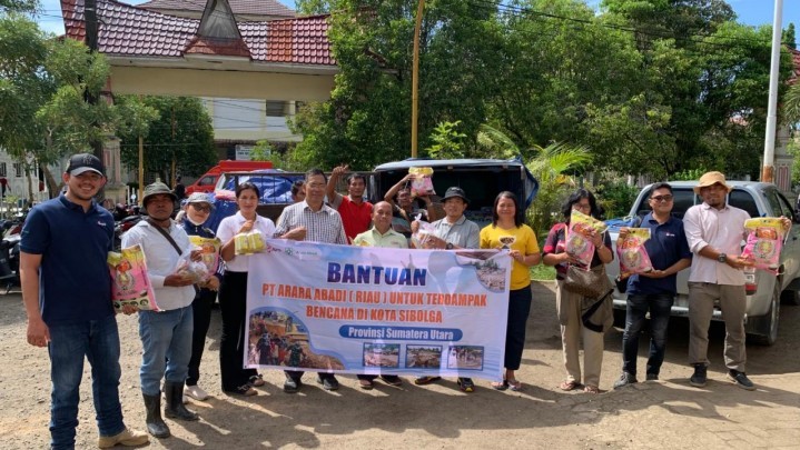 PT Arara Abadi - APP Group Kirim Paket Sembako untuk Korban Banjir Sumatera Utara