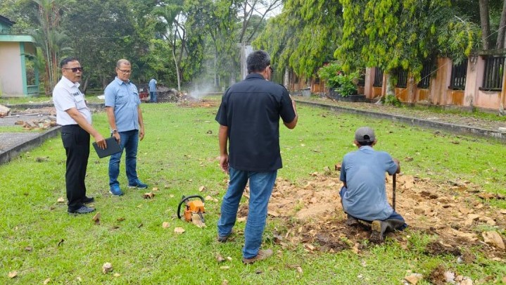 Camat Siak Kecil Ucapkan Terimaksih Kepada PT BSP dan Pemda atas Bantuan Pembangunan Paving Blok
