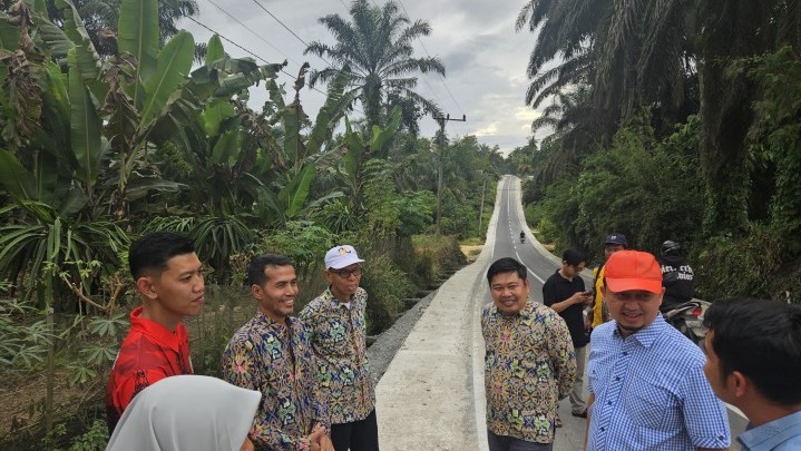 Syahrul Aidi Tinjau Pembangunan Jalan Koto Damai-Suka Menanti yang Berasal dari Inpres 2025