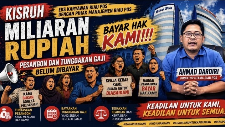 Janji Tinggal Janji, Eks Karyawan Riau Pos Minta Angsuran Pesangon Rp100 Ribu untuk Bayar Kredit Rumah, Jawabannya: 