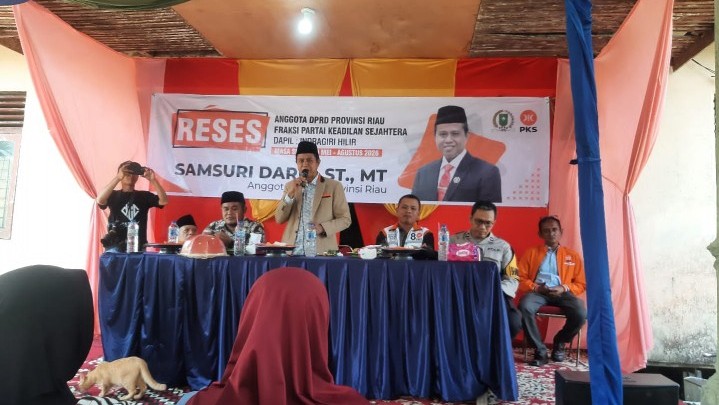 Anggota DPRD Riau Samsuri Daris Serap Aspirasi Warga Tiga Wilayah Tekulai Inhil: Komitmen Bangun Desa Tetap Jalan